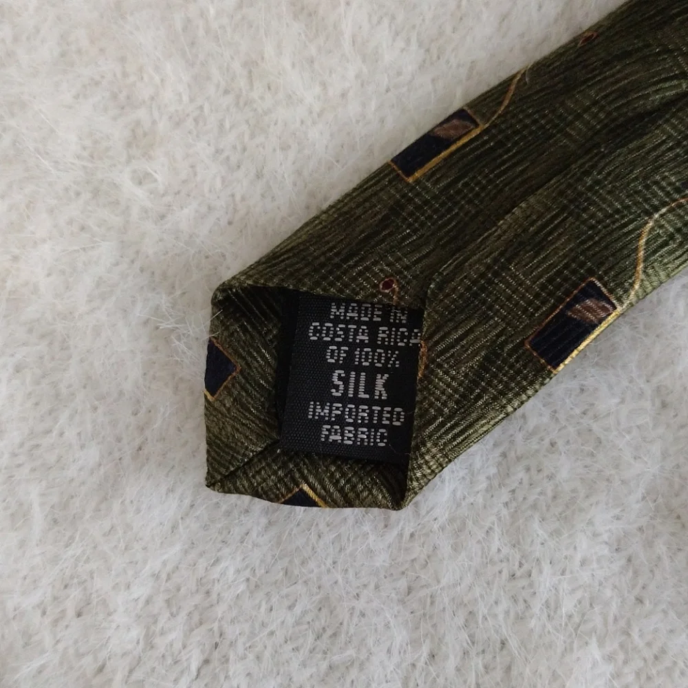 Silk Graham & Lockwood Green Tie EUC